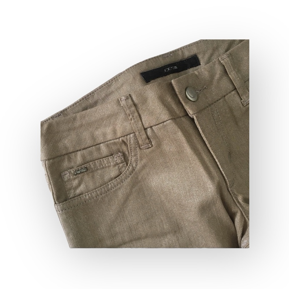 new Joe's Jeans ㋛ The Sparkle Honey Curvy Skinny Jean ㋛ Gold Bronze Shimmer ㋛ 25 - Picture 8 of 16